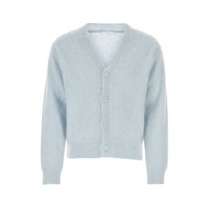1989 Studio Men Pastel Light Blue Mohair Blend Cardigan
